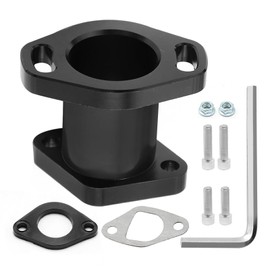 DUZFOREI Intake Pipe Inlet Manifold Kit, Black CNC Inlet Pipe Manifold with Gasket Screws, Replacement for Coleman ct200u bt200x GX160 GX200
