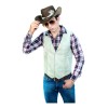 Chaleco De Piel 100% Original Western Wangler Vaquero.
