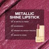 OULAC Lipstick, Metallic Shine Finish, No Grainy Feeling, Long-Lasting Moisturisation,