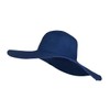 WITHMOONS Straw Hats for Women Floppy Sun Navy Blue Hats