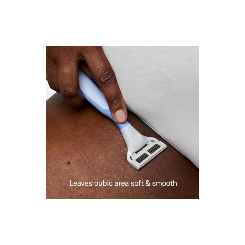 Flamingo Pubic Hair Razor for Women, Shaving Kit, 1 Pubic