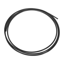 sourcing map Pneumatic Air Line Tubing 10mm OD x 7.5mm ID 5 Meters(16.4 FT) Air Compressor Nylon Tubes Polyamide Air Tubing Hose Tube for Air Compressor Water Fluid Transfer, Black