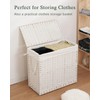 SETVSON Laundry Hamper with Lid Laundry Basket 132 L (35
