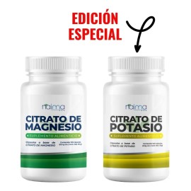 Citrato Magnesio Potasio 500 Caps Saborizantes