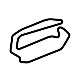 Homestead Miami Road Course Track Outline Vinyl Decal Race Track, Die Cut Vinyl Decal for Windows, Cars, Trucks, Tool Boxes, laptops, MacBook - virtually Any Hard, Smooth Surface