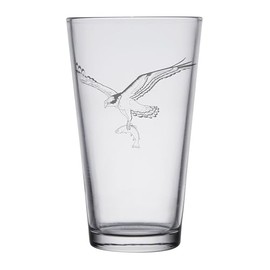 HullSpeed Designs Osprey Engraved Pint & Beer Glasses (Set of 2)