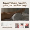 Coop Home Goods Four Position Adjustable Support Pillow, 21 x