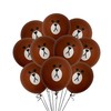 Bear Balloons Bundle 12 Count Standard Size 12" Latex Teddy