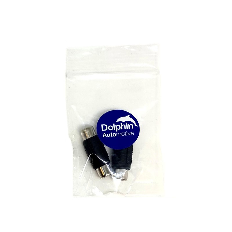 Dolphin Automotive Pair of RCA Phono Joiner Audio Visual Video