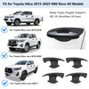 SUERAUTO4X4 Door Handle Bowl Insert Cover for Toyota Hilux 2015-2025