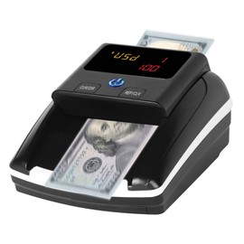 Sunydog Mini Portable Money Counter, Counterfeit Money Detector, Automatic Money Detection by UV MG IR Picture, Paper Quality for Euros, Suitable for Shops, Restaurants, Hotels