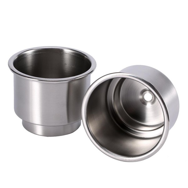 Soporte para tazas, 2 piezas de acero inoxidable universal para