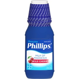 Phillips' Milk of Magnesia Liquid Wild Cherry - 12 oz, Pack of 6