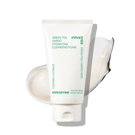 innisfree 이니스프리 그린티 아미노 수분 클렌징 폼 250ml, 1개