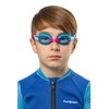Cressi Dolphin 2.0, Azure/Rosado, Clear Lens, Goggles De Natación Juventud