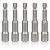 5Pcs 8mm Nut Driver Screwdriver Bits, Magnetic Nut Setter Driver