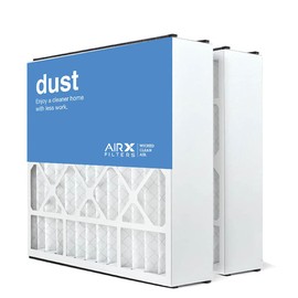 20x20x5 Air Filter AIRx Filters Dust MERV 8 Replacement for Air Bear Trion 229990-003 229990-103 255649-103 259112-103 to Fit Media Air Cleaner Cabinet Air Bear Trion 455602-727 455602-725, 2-Pack