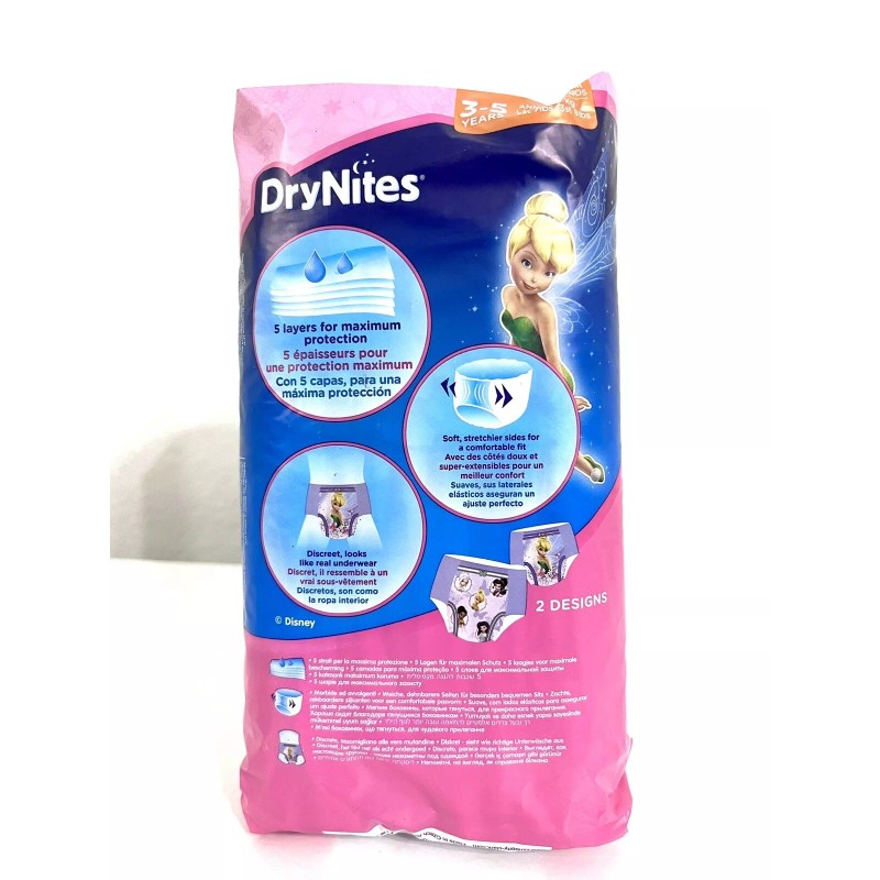 Huggies RARE Vintage Huggies Drynites Goodnites Girls Fairies TINKERBELL Size