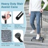 NEAUDE Stair Climbing Assist Cane for Seniors, Stair Lifts Walker