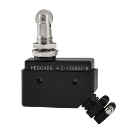 Heschen Z-15GQ22-B Micro Switch Plate Mounted Piston with Wheel 3 Screw Terminals Rated Current 15A with Protective Cover