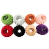 Bird Nest Magic Hair Clips 8 Pcs Mixed Color Velvet