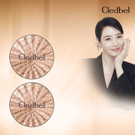 Cledbel [Cledbel] Cledbel Glow Power Lift V-Cushion 2 Pieces. - Black/No. 23 / [끌레드벨]끌레드벨 글로우 파워리프트 브이쿠션 2개. - 블랙/23호