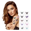 Womaha 30 Temporary Butterfly Tattoos for Women Girls Small Tattoo