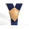 Imai Company Suspenders, S, Kids, Navy, 31.5 - 43.3 inches