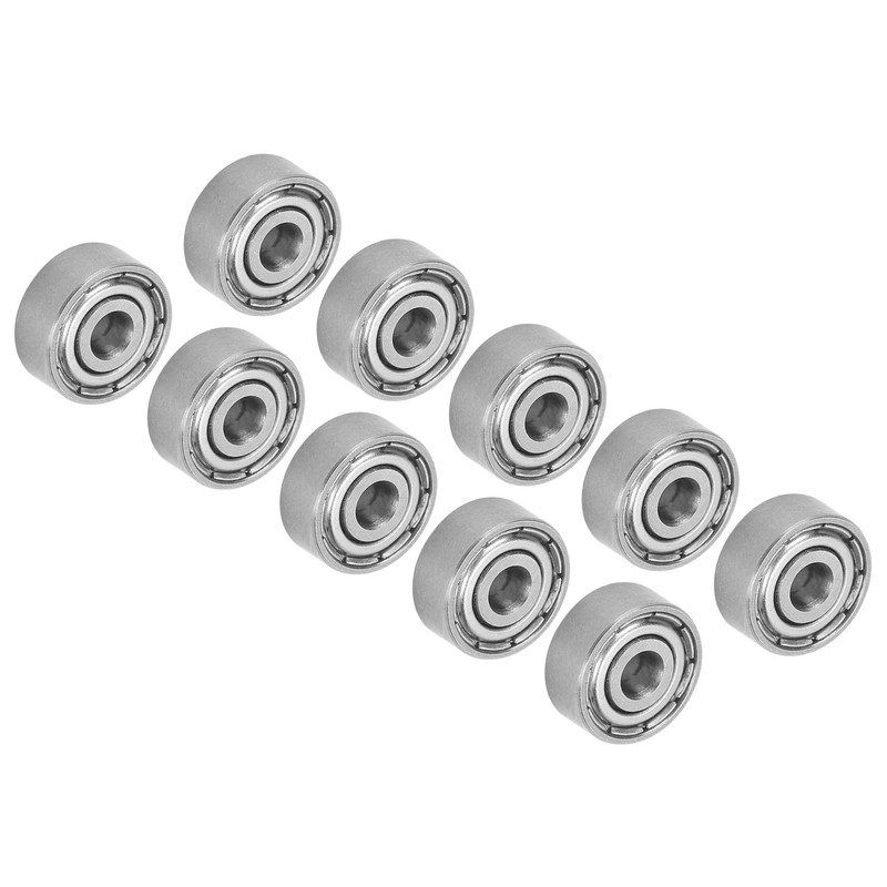 10Pcs Ball Bearing Stainless Steel Mute Rolling Skateboard Wheel Drive