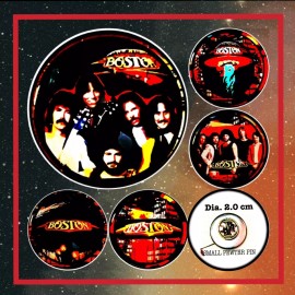 BOSTON MORE THAN A FEELING FIVE SMALL PINS