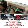 Unbranded For Chevy Silverado C10 C20 C30 1981 -1987 Dashmat