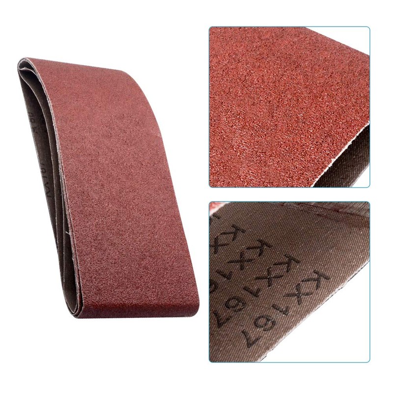 SUPERTOOL 100mm x 915mm Sanding Belts - Aluminium Oxide Power-Sander