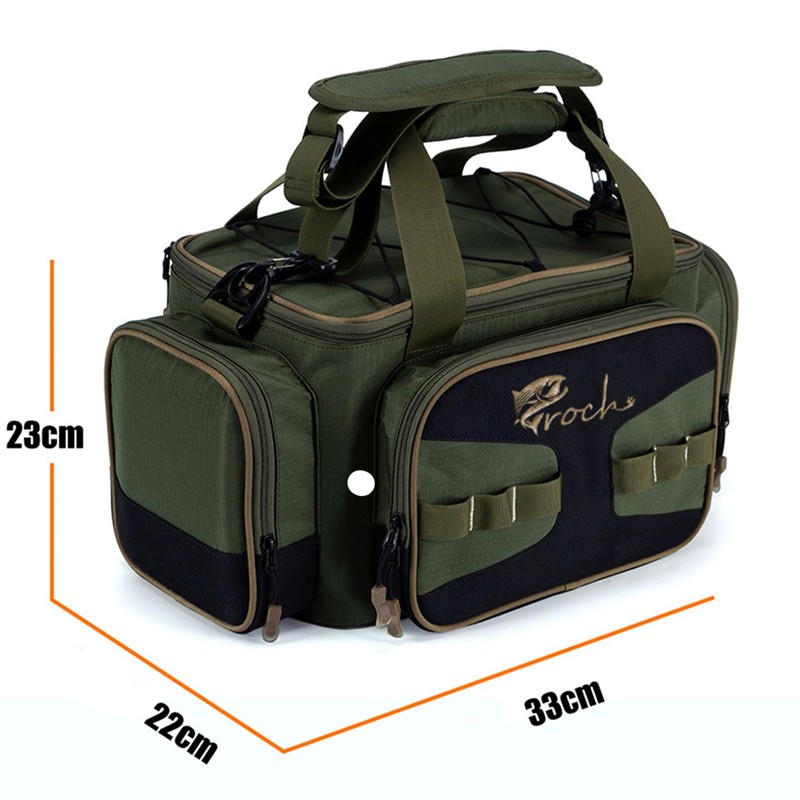 Fishing Tackle Bag for Fishing Accessories, Ideal for Shoulder or