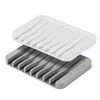 Eduftis 2Pcs Self Draining Soap Dishes, Soap Dish for Bathroom
