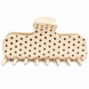 3.8 Inch Polka Dot Acetate Claw Clip for Women Thin