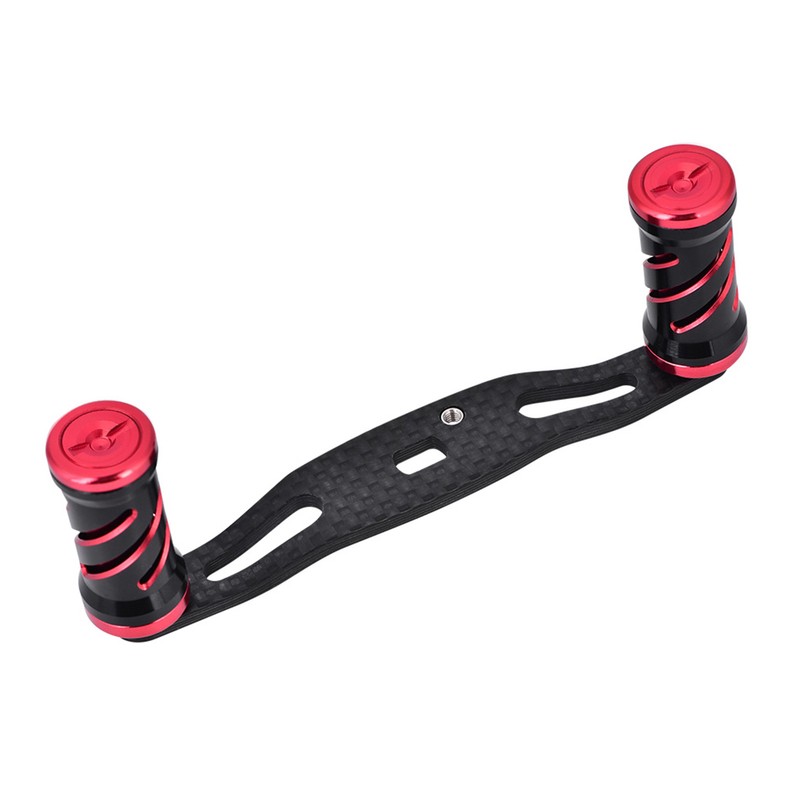 Fishing Reel Handle Carbon Fiber Frame with Fittings Replace Parts