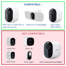 KAROTTO Solar Panel Charger for Arlo Camera,Solar Charger for Arlo Pro 4,Arlo Pro 3,Pro 5S 2K,Ultra 2,Ultra, Arlo Security Camera System -1PACK