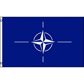 NATO 3x5 Polyester Flag Banner Support North Atlantic Treaty Organization