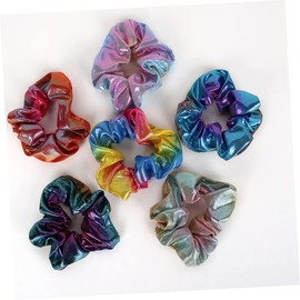 BIUDECO Elastic Stretch Hair Ties Ponytail Holders 6pcs Colorful Spiral Hair Ties Set for Women Girls