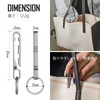 [KeyUnity] KM07 Titanium Keychain, Belt Clip, Simple Style with Keyring,