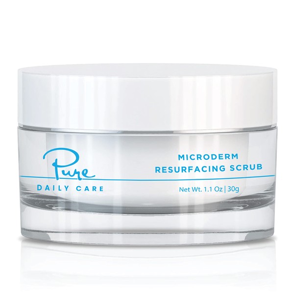 MicroDerm Resurfacing Scrub - Exfoliating Polish Crystals At-Home MicroDermabrasion Vitamin