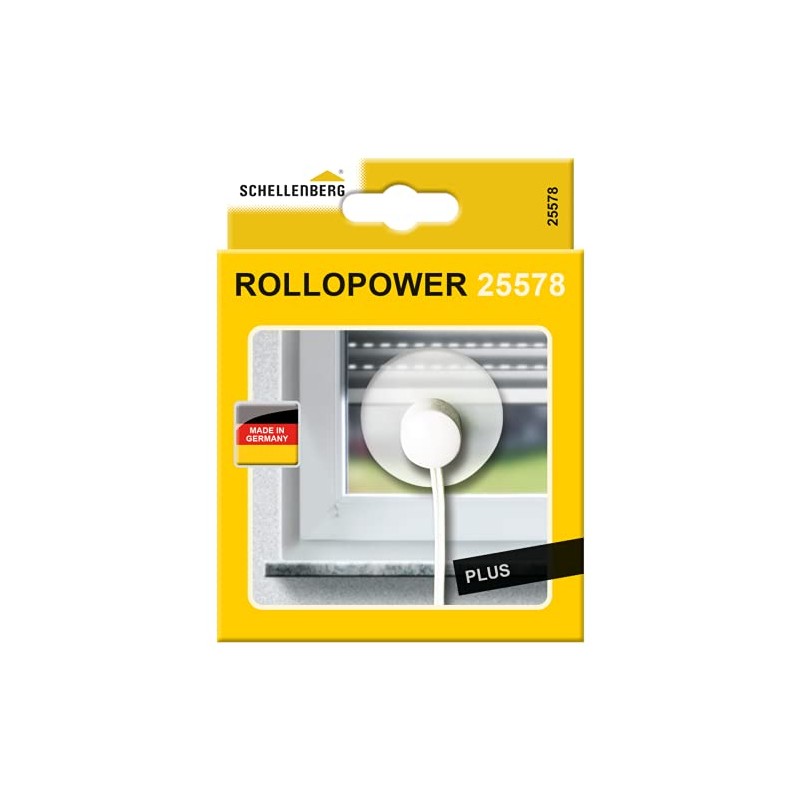 Schellenberg 25578 Solar Sensor Plus for Timer PLUS, White