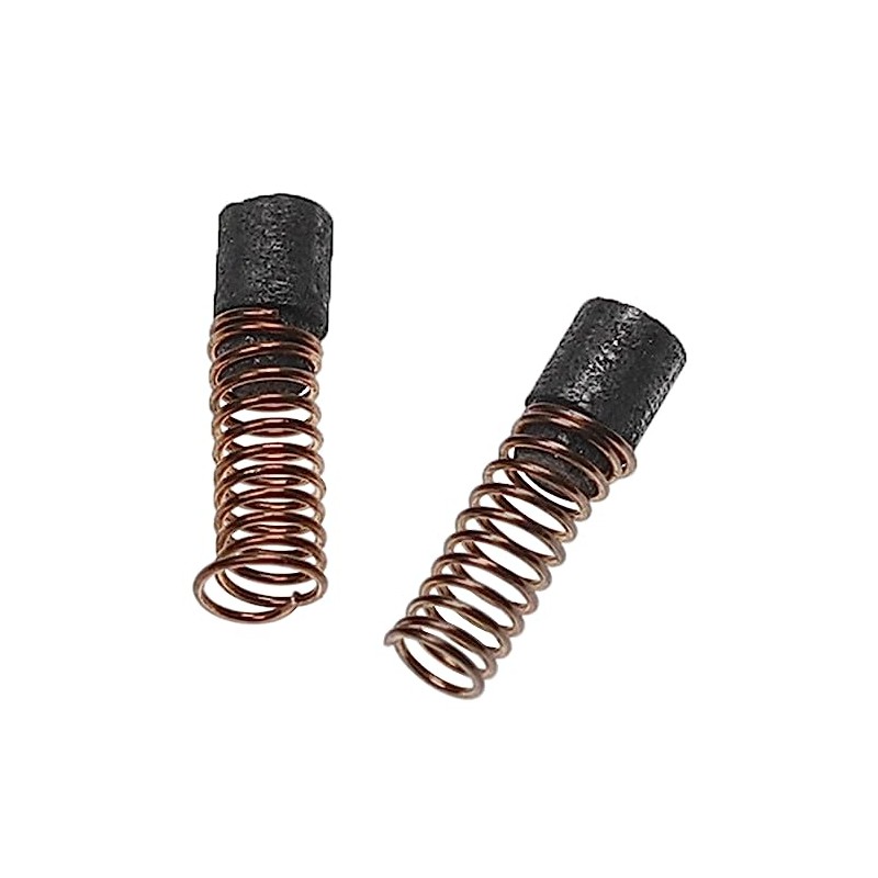 vhbw 2 x Carbon Brush Motor Carbon Abrasive Carbon Replacement
