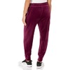 Zac & Rachel womens Velour Rib Knit Jogger With Drawstring