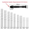25 Pcs Hand Drill Bits Set and Adjustable Small Drill