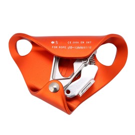 Climbing Ascender Riser Fall Arrest Safty Gear Rock Climbing Mountaineering Equipment Orange
