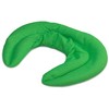 Neck Pillow with Stand-Up Collar, Frog Green, Heat Pad –