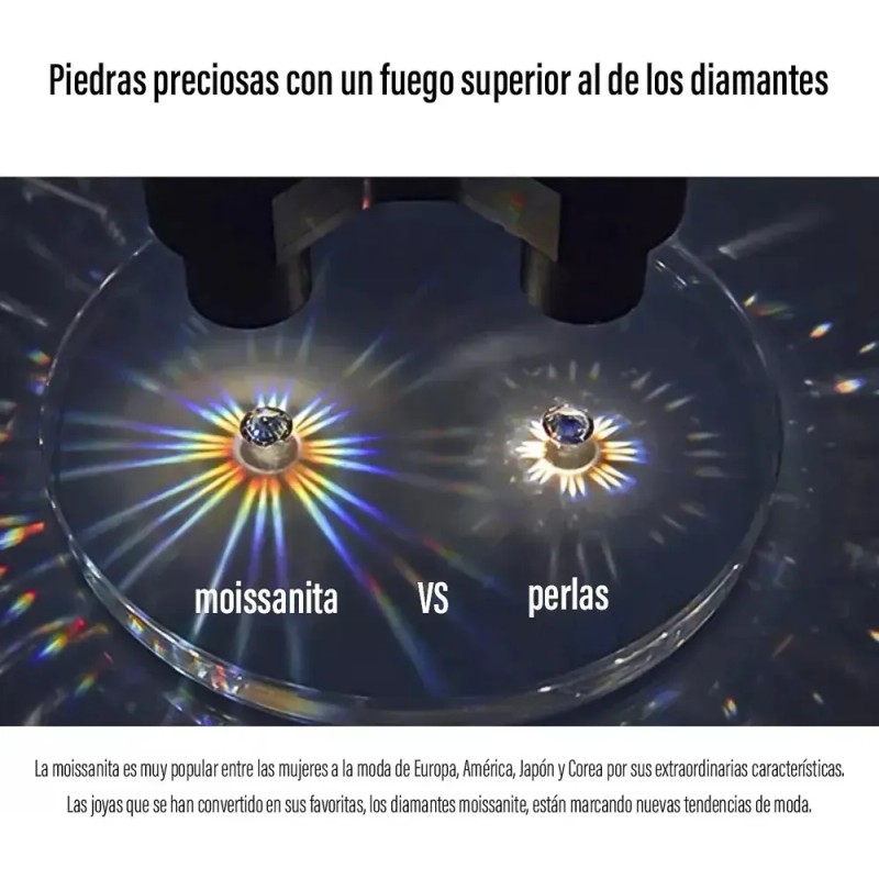DIAMARA - Anillos De Promesa Compromiso Joyeria Plata 925 Mujer