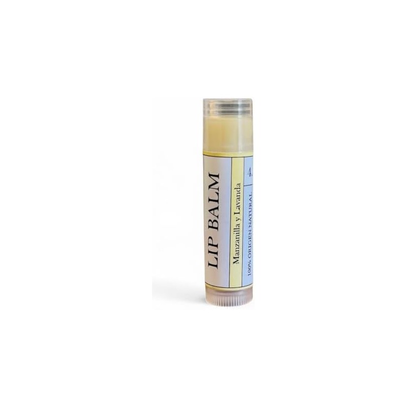 Lip Balm Bálsamo labial 100% orgánico con Manzanilla y Lavanda.