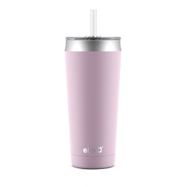 Ello Ello Beacon Vacuum Insulated Stainless Steel Tumbler with Optional Straw, 24 oz, Cashmere Pink